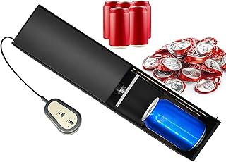 Broyeur de canettes automatique pour recyclage de canettes en aluminium et bouteilles en plastique, outil efficace de réduction des déchets pour un usage domestique et commercial