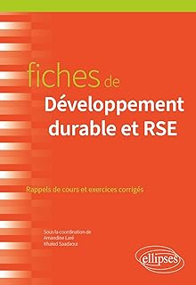 Fiches de développement durable et RSE: Rappels de cours et exercices corrigés