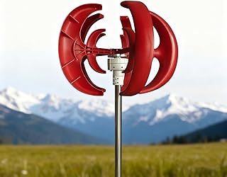 Kit Générateur Éolien, 1000W Générateur de T-urbine Éolienne, 5 Pales Horizontal Production d