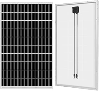 DOKIO Panneau solaire 150W 12V Mono Idéal pour toutes applications camping -car, marine - bateau, chalet - cabane, maison